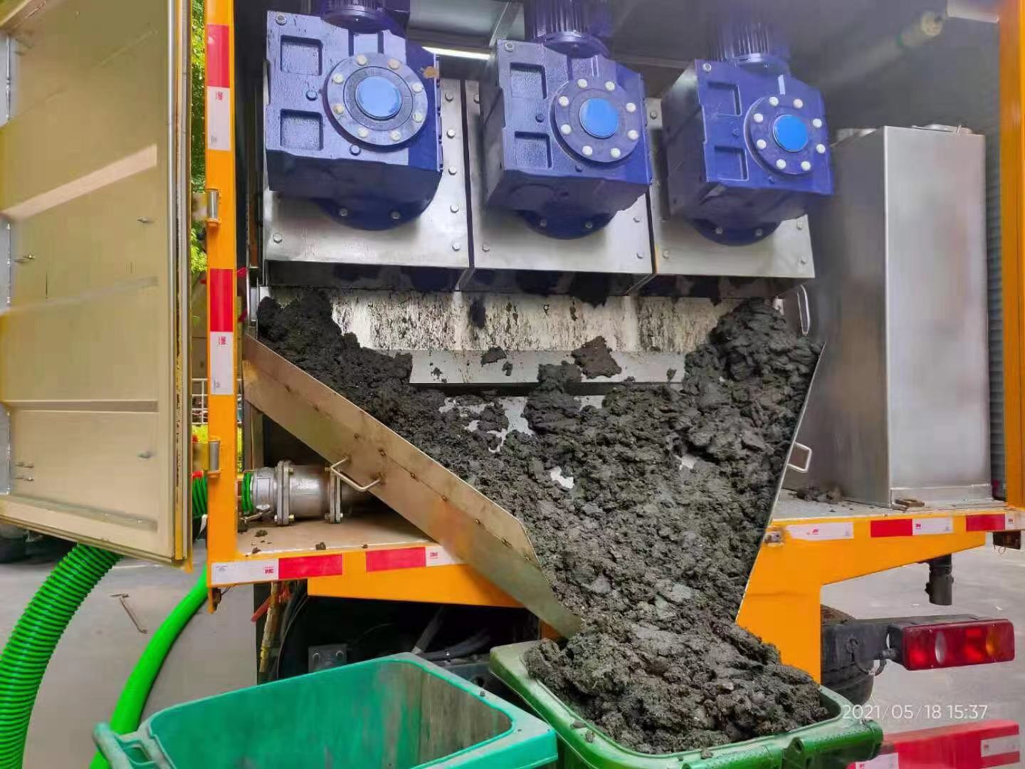 郫县化粪池清掏城市维护站-泥浆净化干湿分离处理